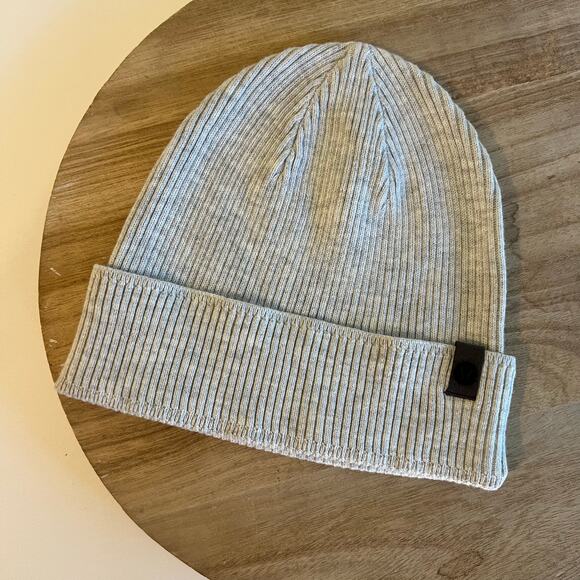 Lululemon Cotton Silk From the Top Gray Fold Over Unisex Golf Athletic Hat - Picture 2 of 7